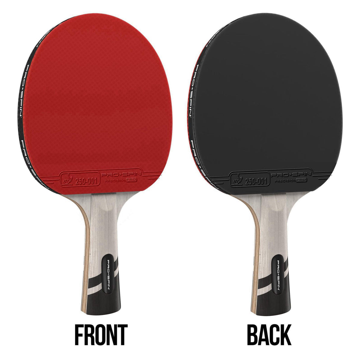 PRO-SPIN Ping Pong Paddles – ITTF Approved Professional Table Tennis Rackets with Carbon Fiber for Superior Control | 7-
