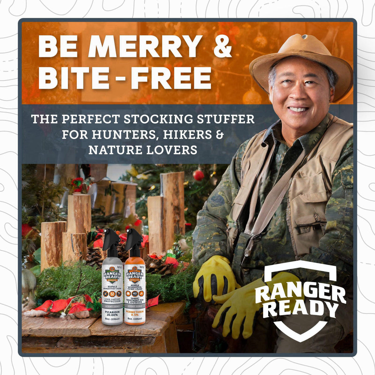 Ranger Ready Repellents Ranger Ready P2Pak Permethrin + Picaridin Insect Repellent, Scent Zero 8 Oz – full view