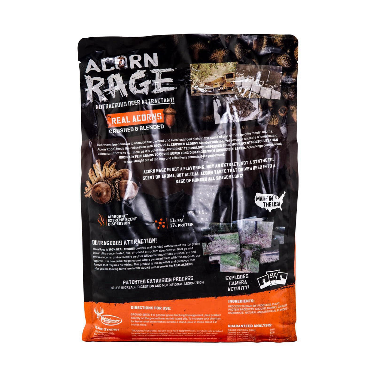 Wildgame Innovations WGI Innovations Acorn Rage Canadian - 5 LB – packaging and label