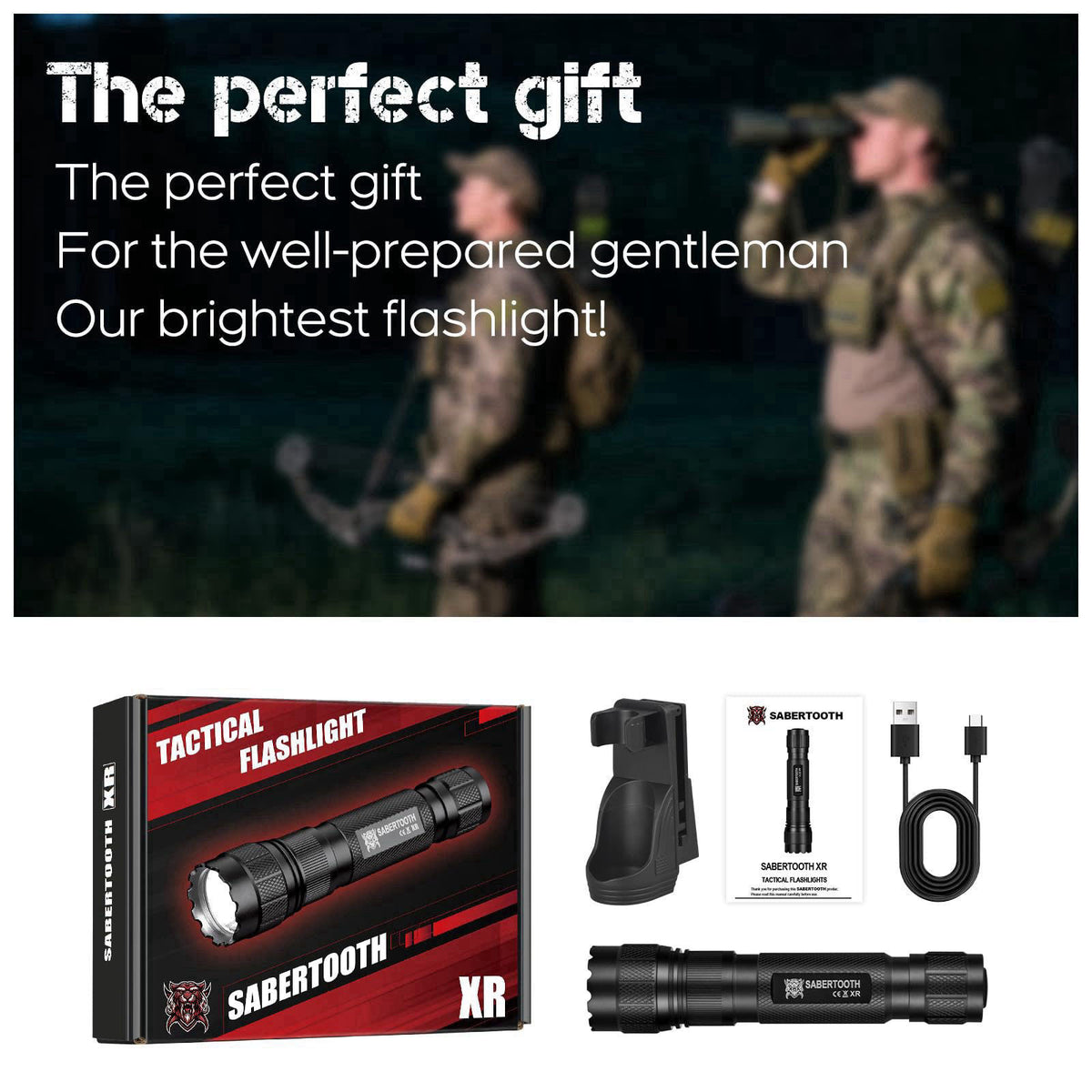 SABERTOOTH – Tactical Flashlights on display