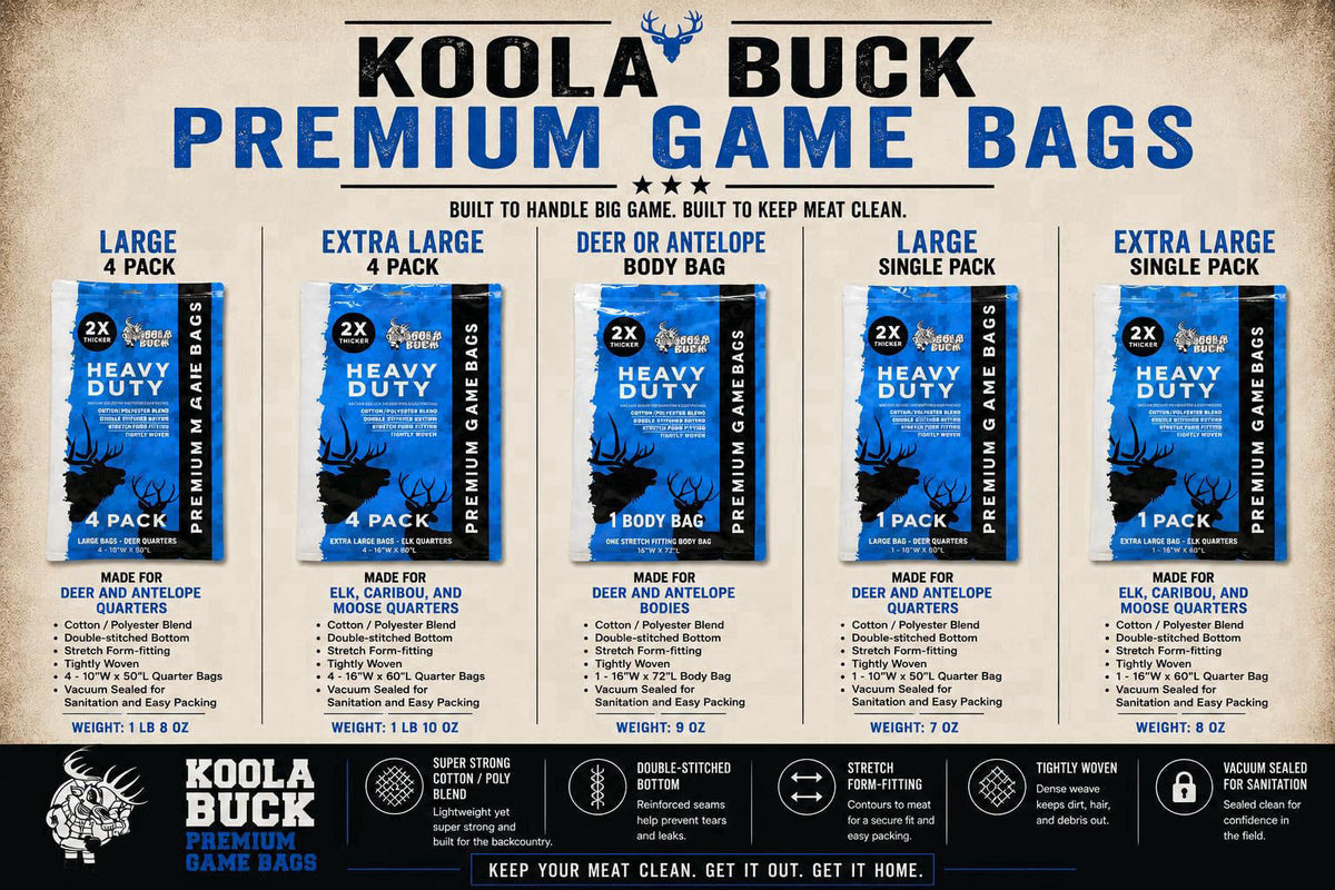 Koola Buck – Game Belts &amp; Bags on display