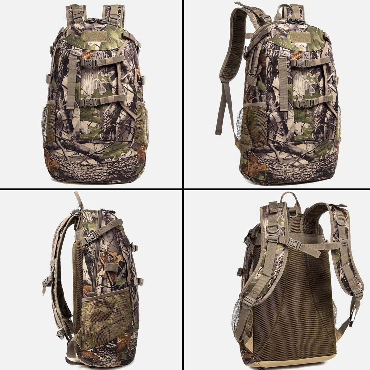 MERALIAN Hunting Backpack,Outdoor Hunting Daypack for Rifle Gun.(Green) – full view, size 19 inches