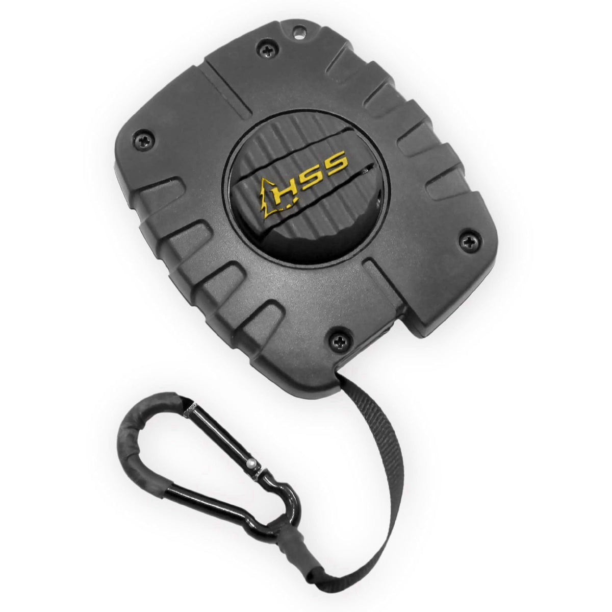 Hunter Safety System Bow & Gear Hoist: 30' Automatic Unwinding Pull Line with Coated Carabiner, Lightweight Rewind Syste