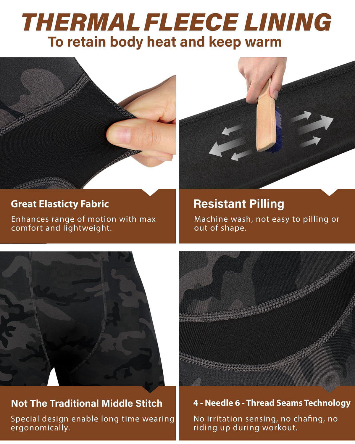 Muezna Men's Thermal Top and Bottom Set Underwear Long Johns Base Layer – packaging and label