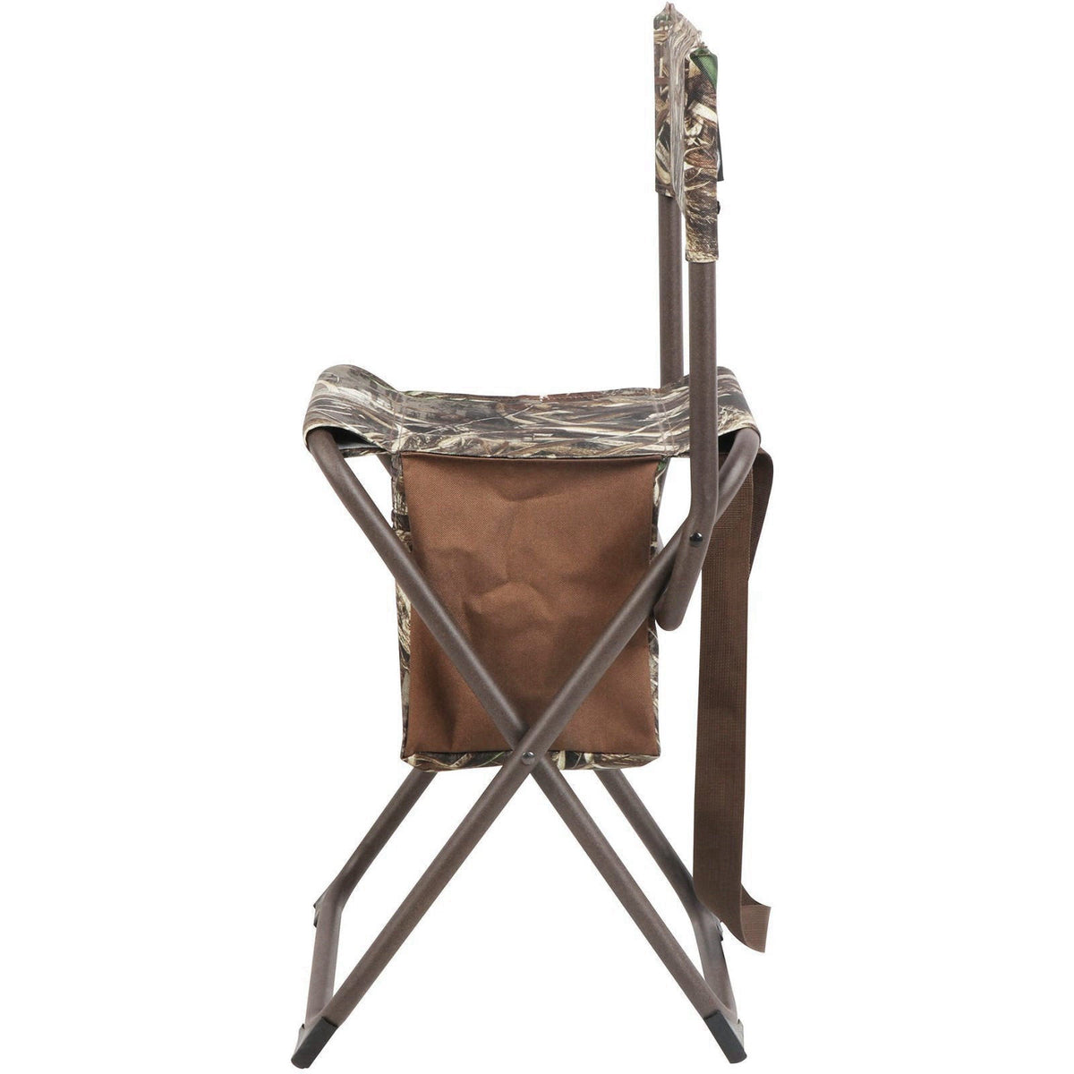 PORTAL Folding Seat, Lightweight Backrest Stool Hunting Fishing Chair with Storage Pocket for Camping, Hiking, Beach, Pi