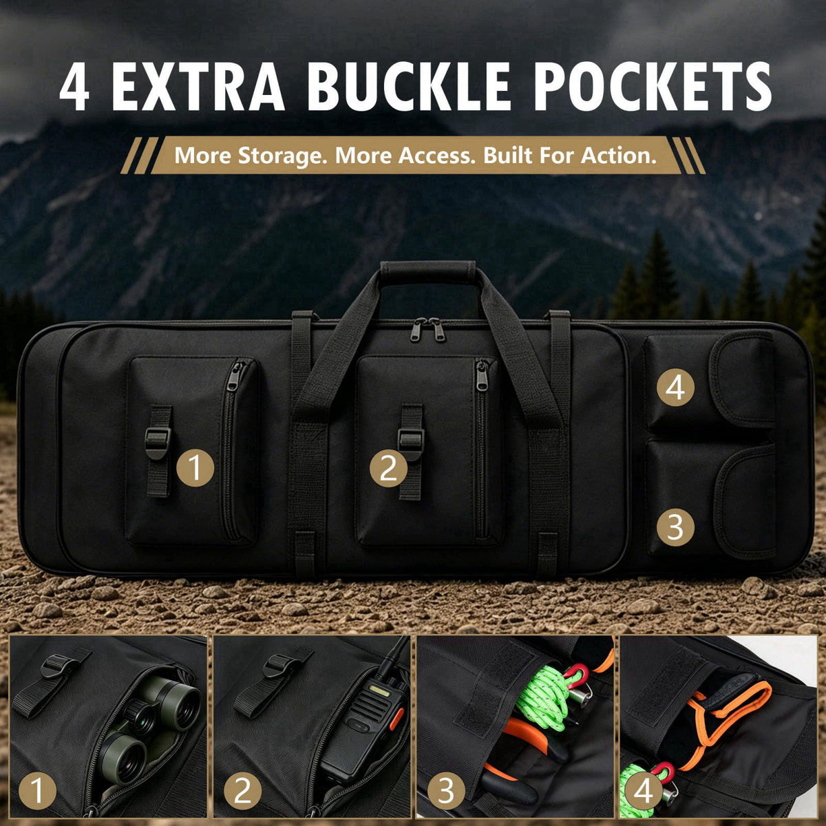 MGAVCSOT 32"/37"/46" Soft Bag,Portable case – close-up detail