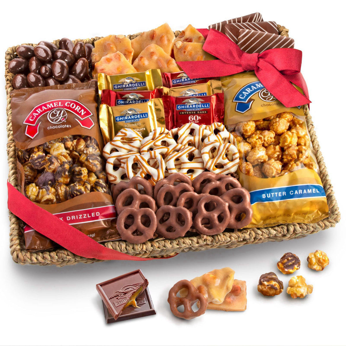 A Gift Inside Chocolate Gift Basket - Sweet Treats Gift Tray, Chocolates Gift Basket for Mom, Dad, Family & Friends – pr