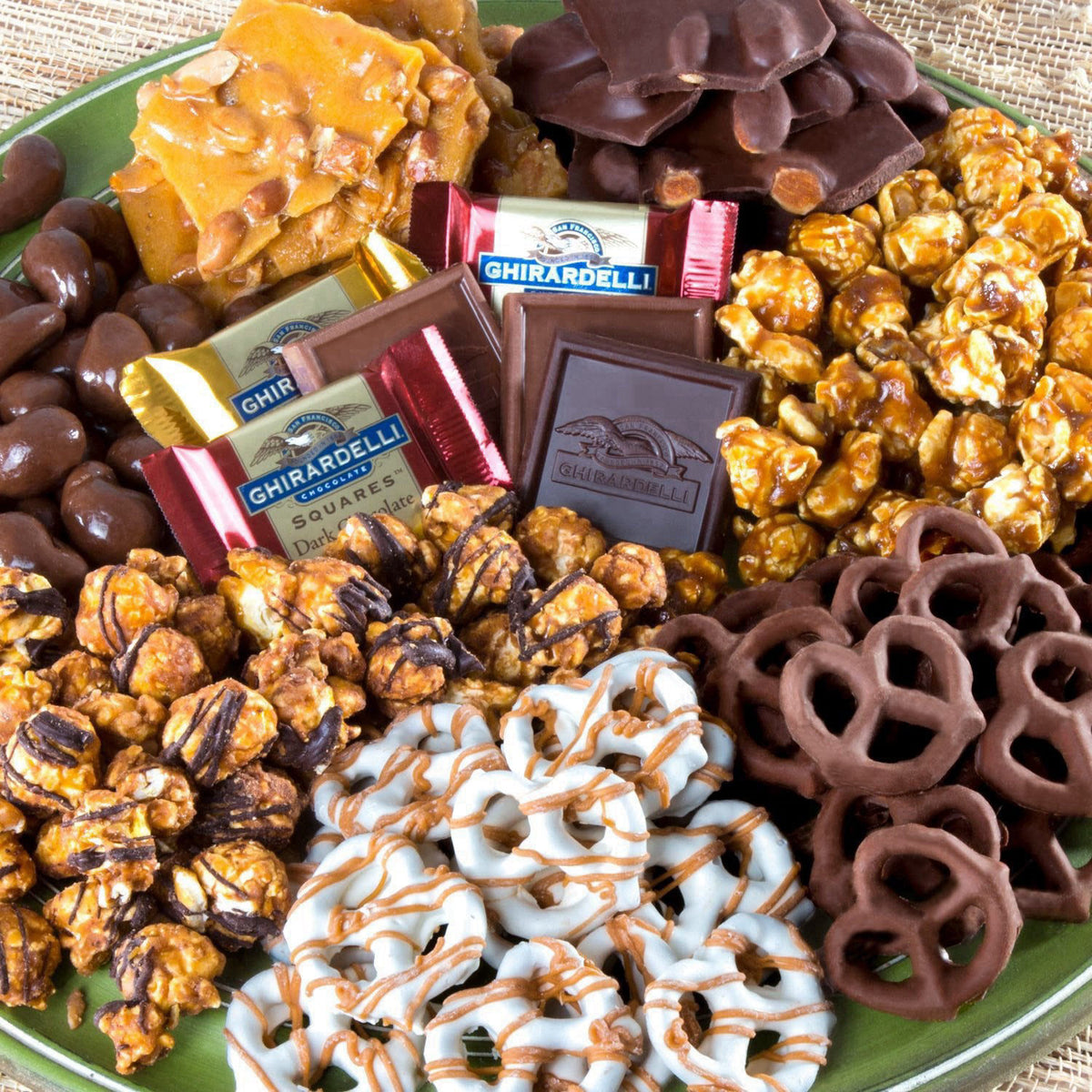 A Gift Inside Chocolate Gift Basket - Sweet Treats Gift Tray, Chocolates Gift Basket for Mom, Dad, Family & Friends – cl