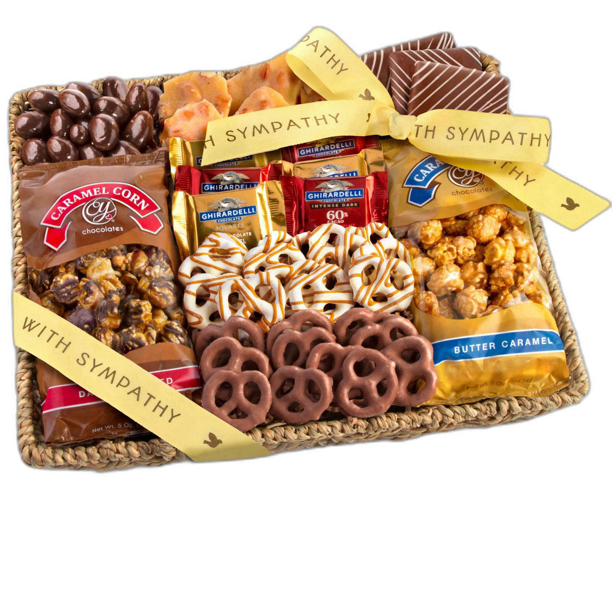 A Gift Inside Chocolate Gift Basket - Sweet Treats Gift Tray, Chocolates Gift Basket for Mom, Dad, Family & Friends – al