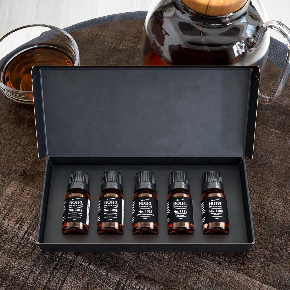 Air-Scent – Reed Diffuser Oils on display