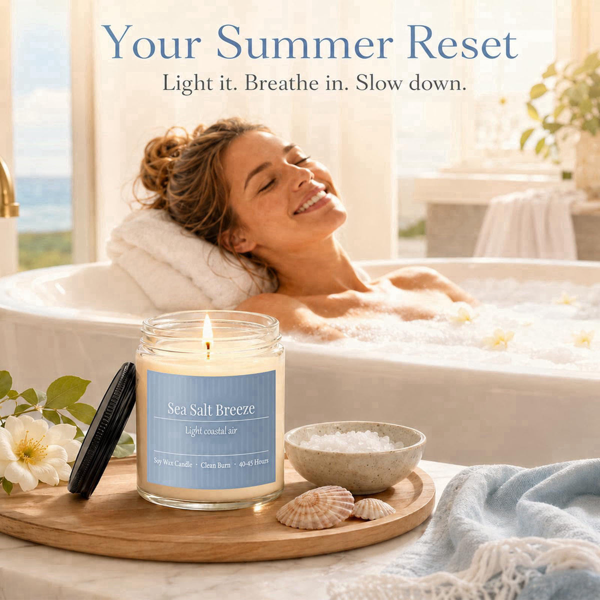 PELN Scented Candles Gift Set,6 Pack Spring Summer Soy Wax Aromatherapy Candles – alternate angle