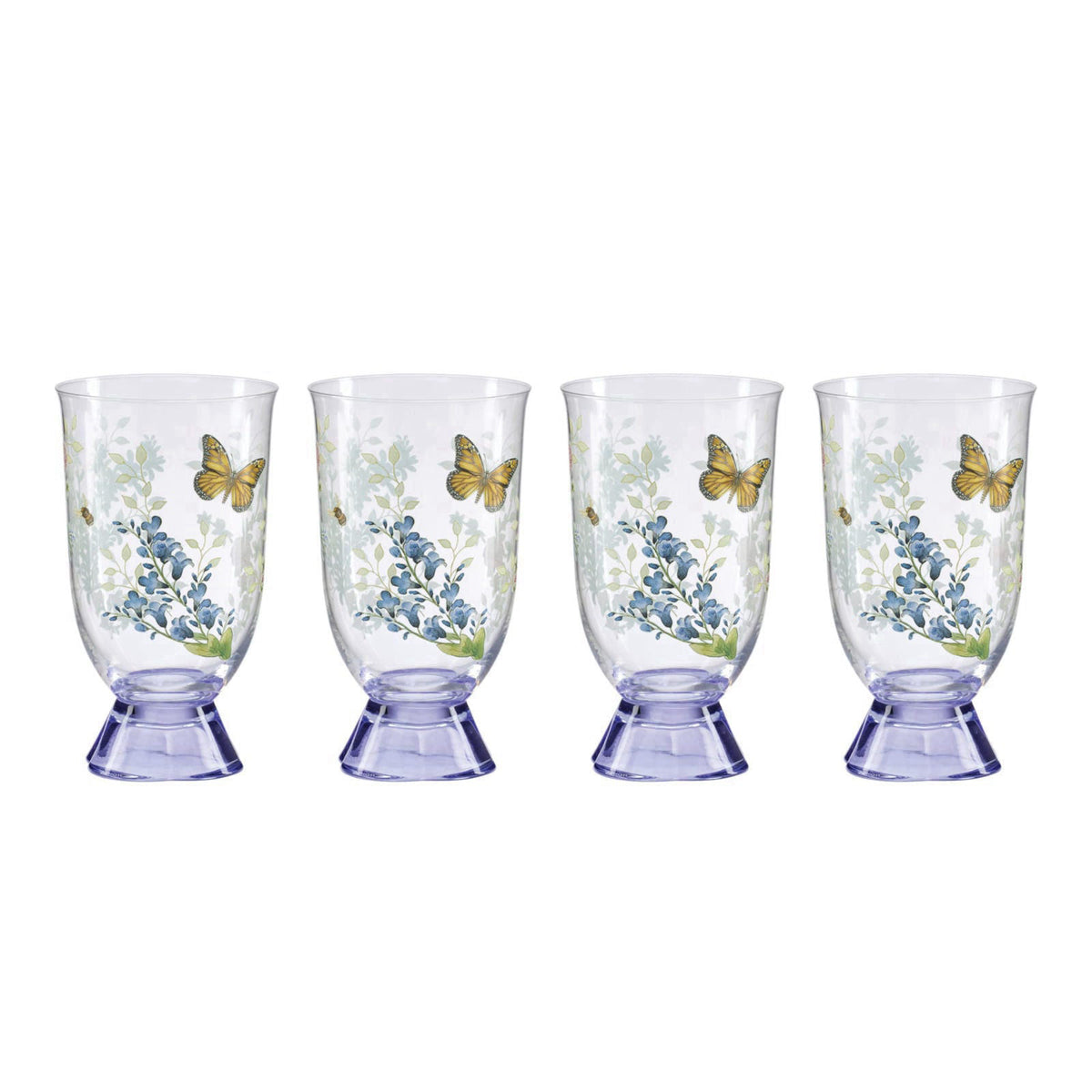 Lenox Butterfly Meadow Herbs Porcelain Mug Set for 4, 12oz – alternate angle