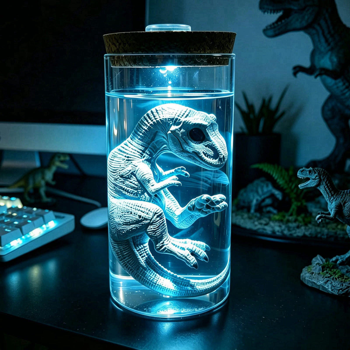 ARTOMIDE Dinosaur Table Lamp, Tyrannosaurus LED Ambient Night Light – product photo (Figurine Lamps)