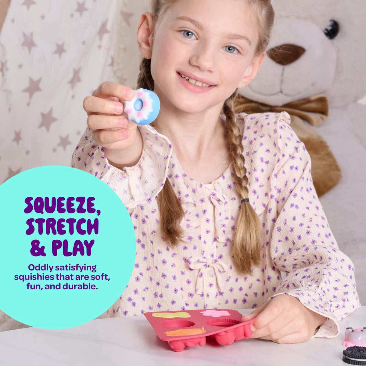 Dan&Darci Taba Squishy Making Kit for Kids - Squishies Craft Kits - Gifts for Girls – alternate angle