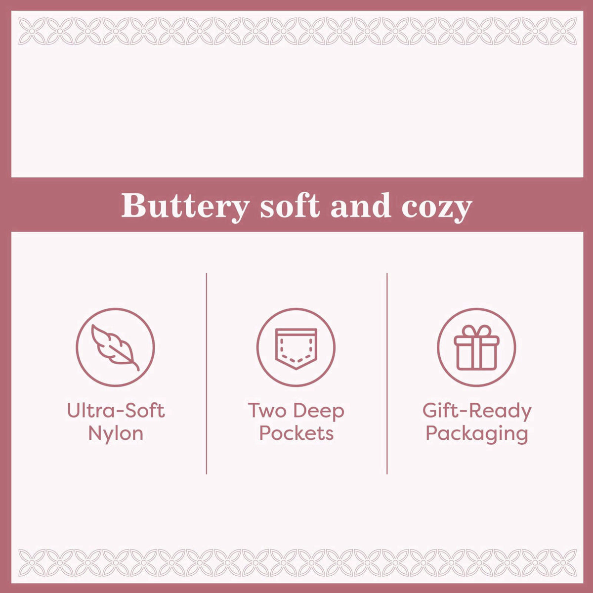 DEMDACO Giving Collection Giving Shawl with Pockets, Cool Cream, One Size – back view and specifications