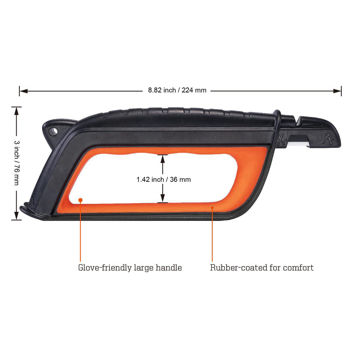 SHARPAL 103N All-in-1 Knife Garden Tool Lawn Mower Blade Sharpener – alternate angle