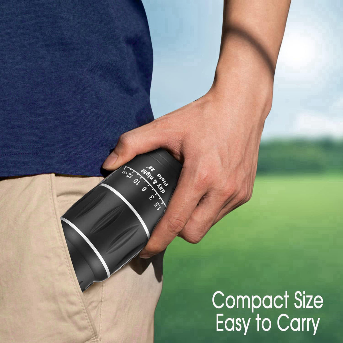 Sihea 16X52 Mini Monocular Telescope High Powered for Adults, Birthday Gifts for Men Dad Him Husband Teen Boys, BAK4 & F