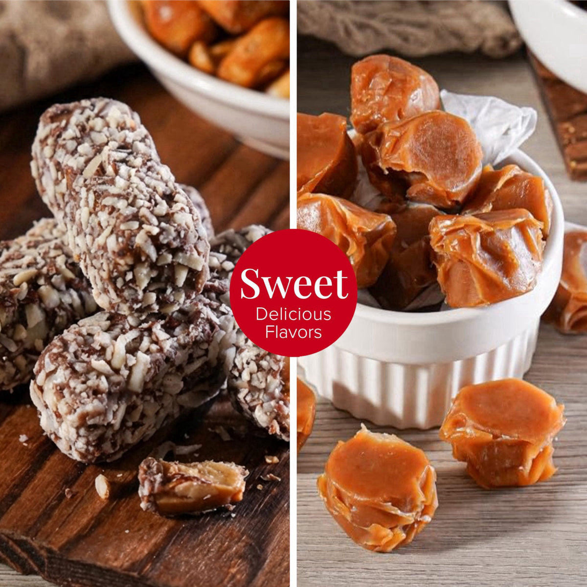 Broadway Basketeers Towering Gift Basket Boxes of Chocolate Snacks & Sweets – packaging and label