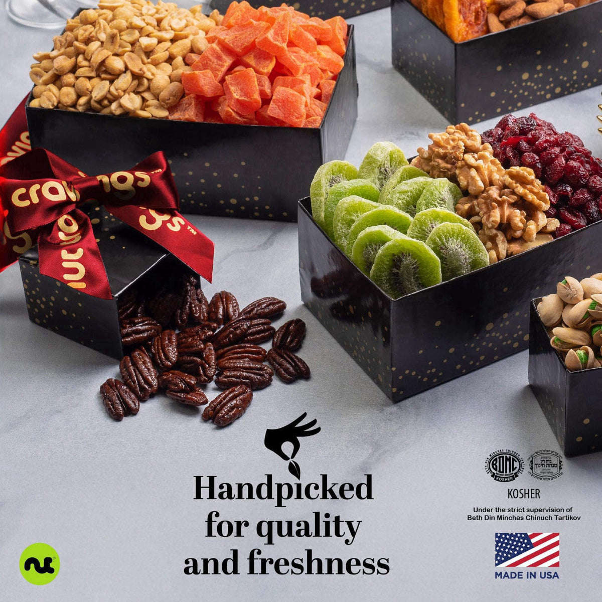 Nut Cravings – Fruit &amp; Nut Gifts on display
