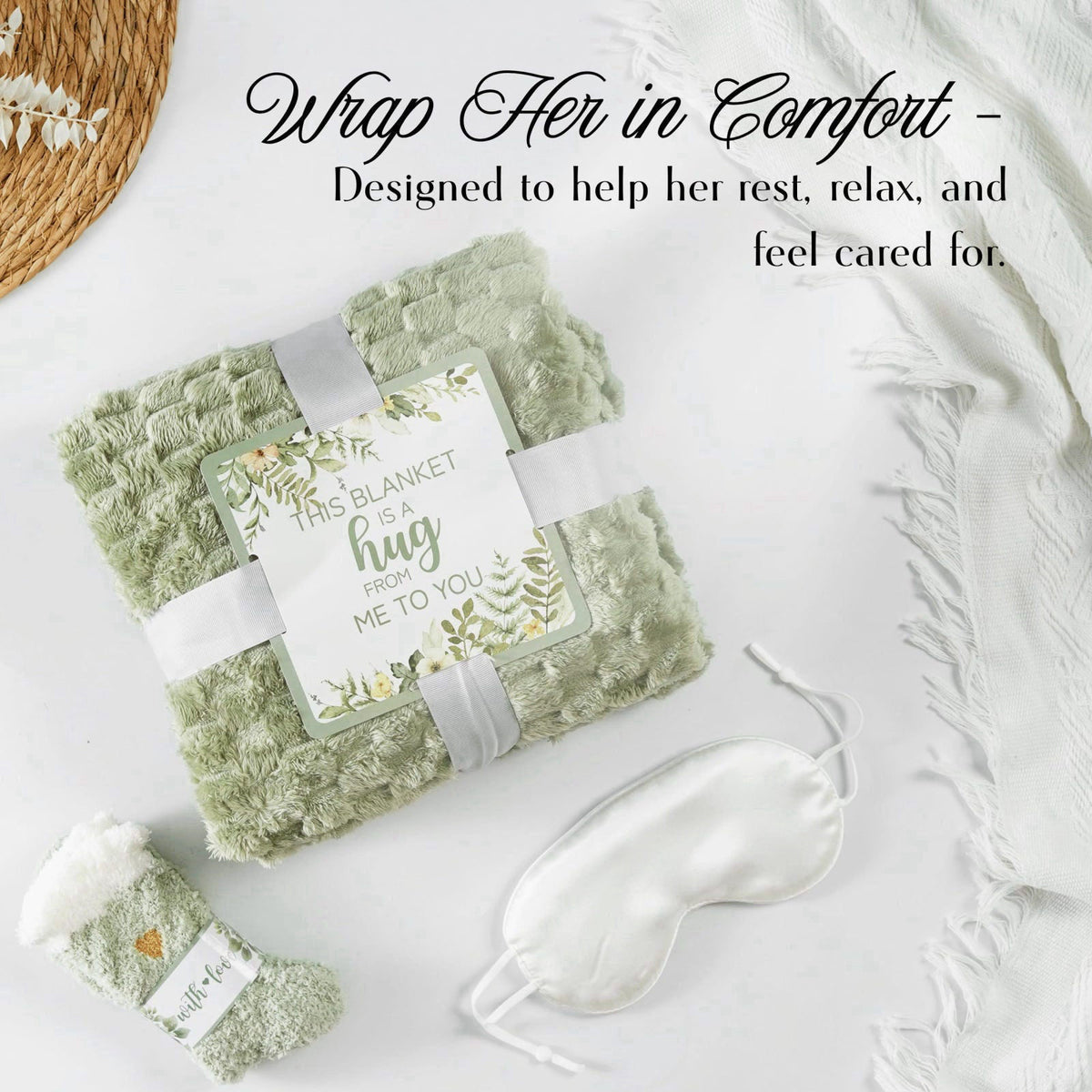 InnoBeta Personalized Gift Baskets for Women who Have Everything, Unique Gifts for Her on Birthdays, Christmas, Useful S