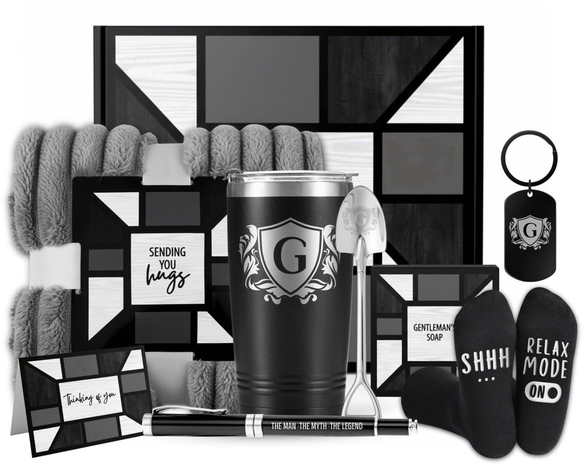 InnoBeta Personalized Gift Baskets for Men who Have Everything, Unique Gifts for Him on Birthdays, Christmas, Useful Car