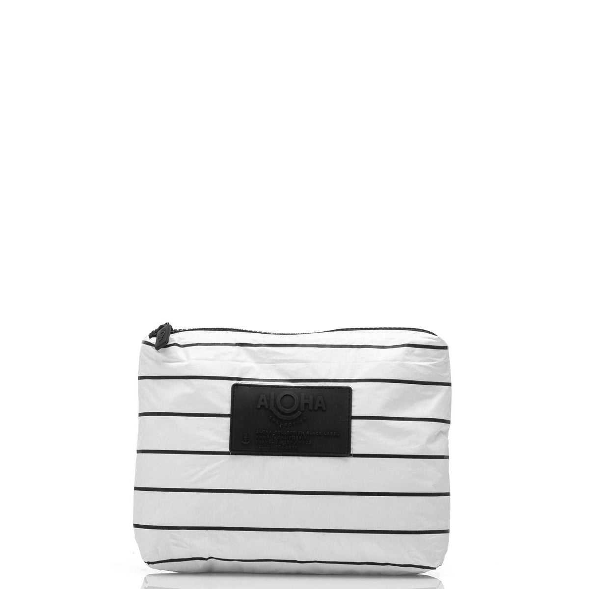 ALOHA Collection Small Pouch, Lightweight Splash-Proof Travel Pouch – close-up detail in Pinstripe