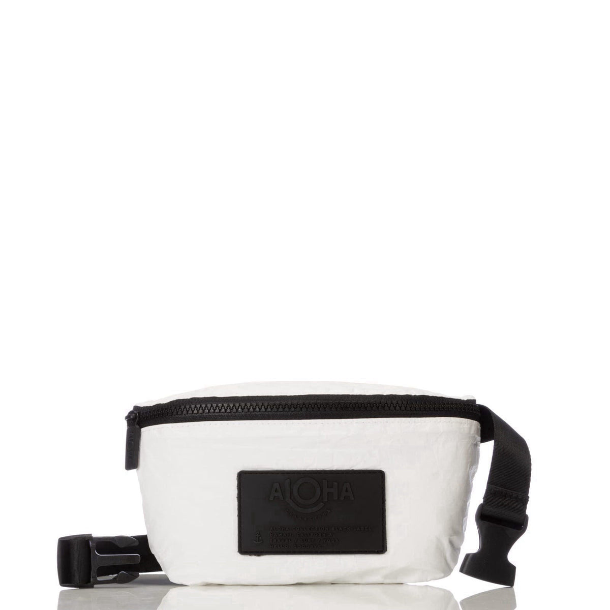 ALOHA Collection Mini Hip Pack, Splash-Proof Travel Bag, White – product photo (Waist Packs)