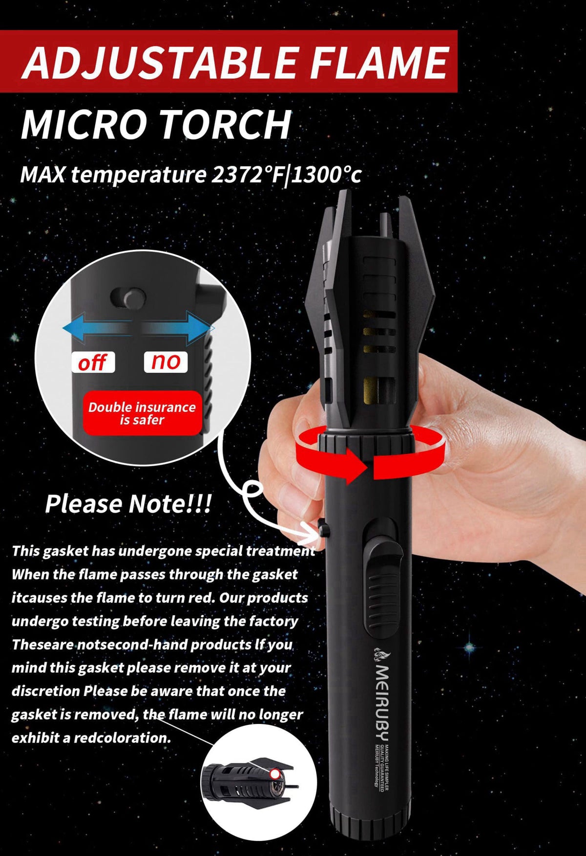 MEIRUBY Stocking Stuffers Gifts for Men Dad Adults, Lightsaber Torch Lighter Flame Butane Lighter Gift for Dad Grandpa S