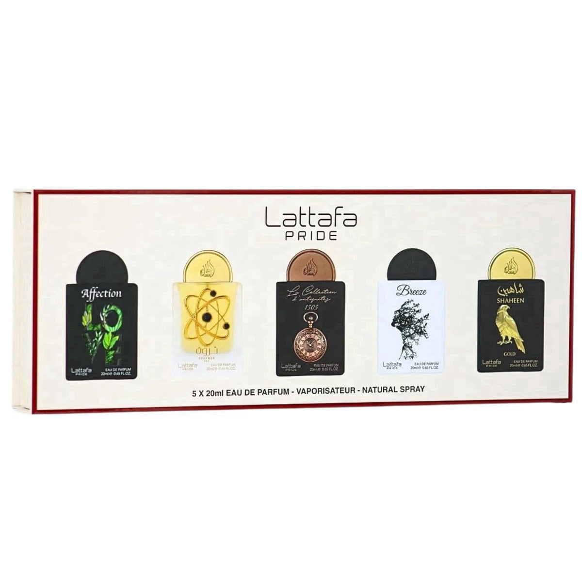 Lattafa Giftset Collection Eau De Parfum | Musk, Amber, Woody, Fruity | Long-Lasting Perfume Fragrance – full view