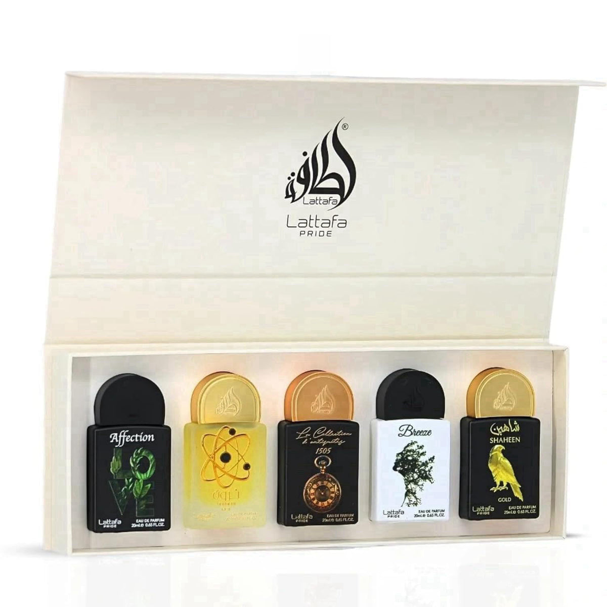 Lattafa Giftset Collection Eau De Parfum | Musk, Amber, Woody, Fruity | Long-Lasting Perfume Fragrance – alternate angle