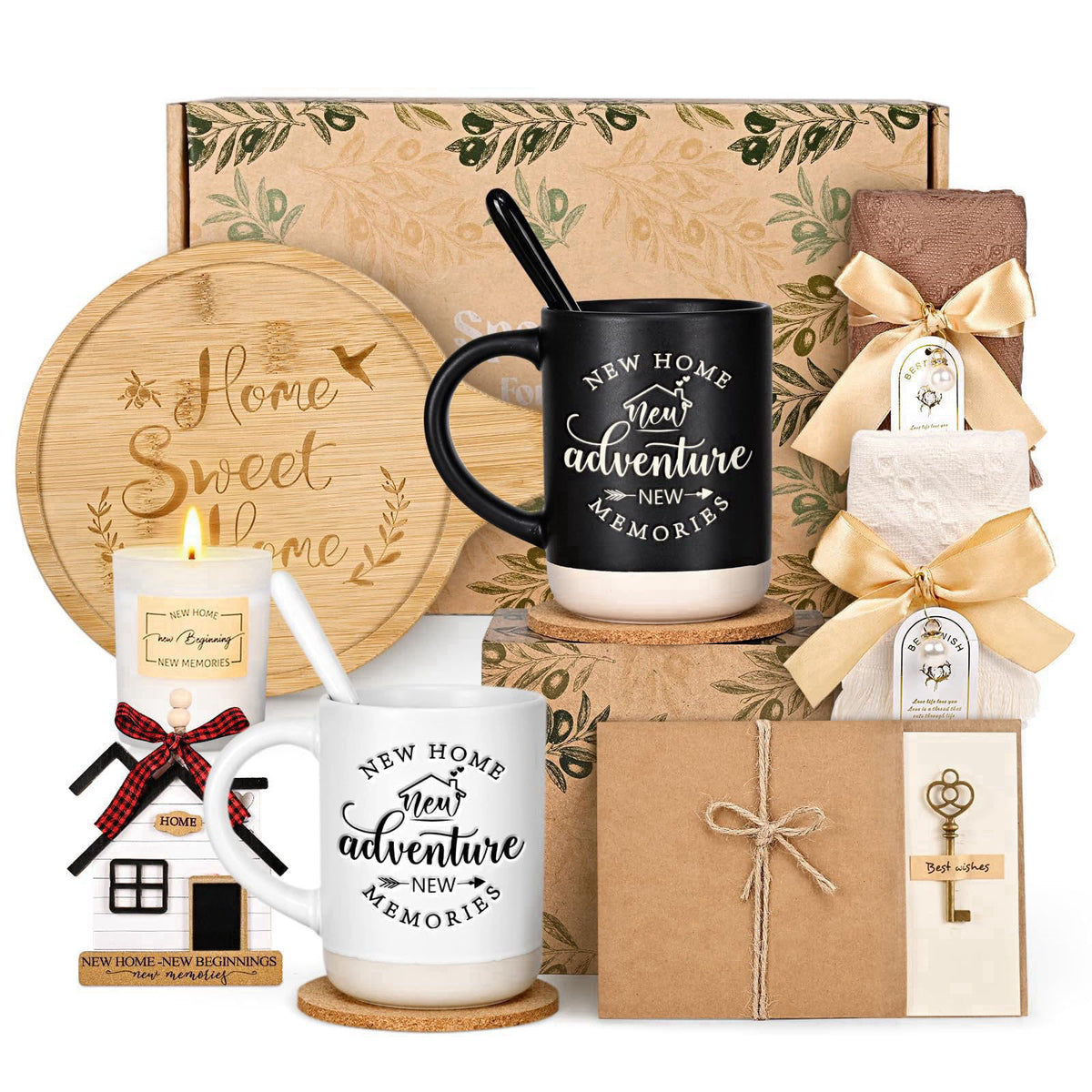 YHRJWN 13 Pcs House Warming Gifts New Home, Housewarming Gifts New Home, Closing Tokens for House Buyers, House Warming 