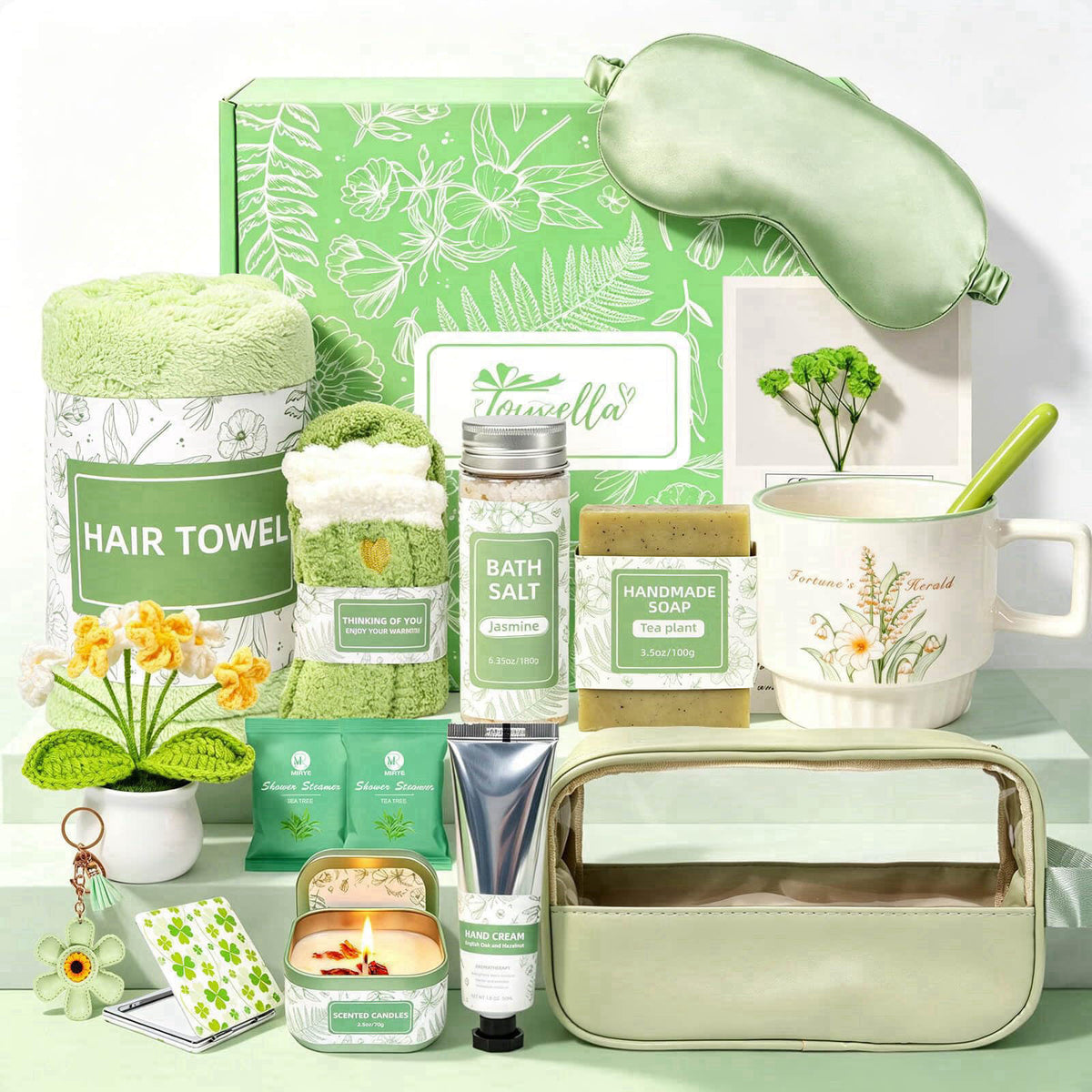 Joyvella Birthday Gifts for Women, Luxury Self Care Gift Basket for Mom Teacher Her – product photo (Facial Kits)