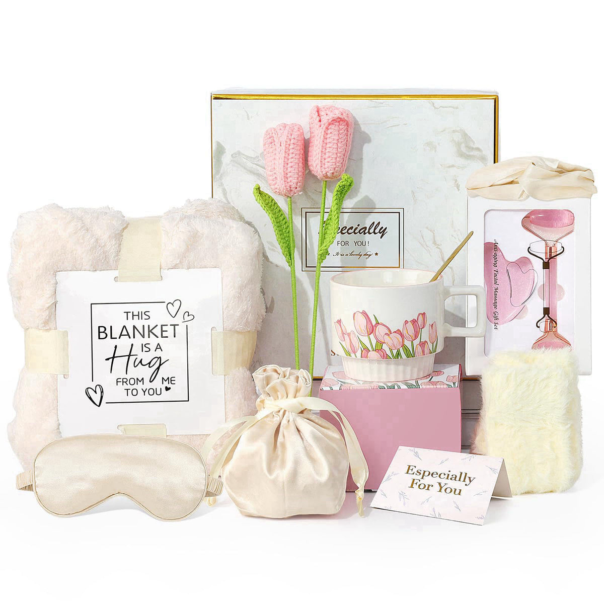 KCKLYY Birthday Gift Boxes for Women, Get Well Soon Gift Basket Gifts for Mom – product photo (Coffee Mugs)