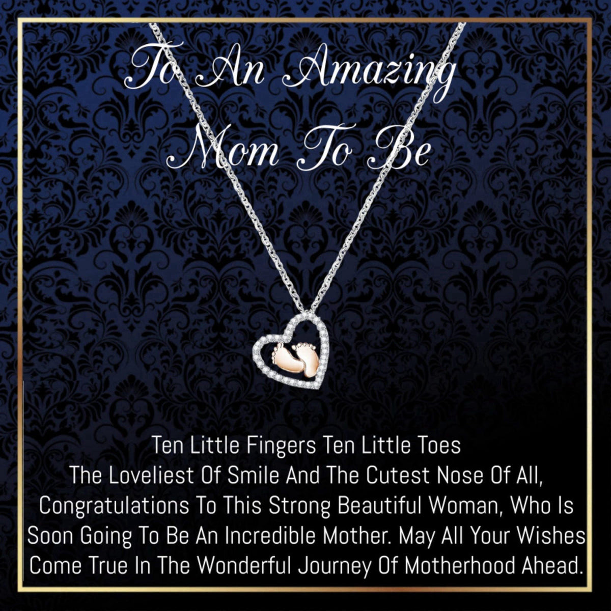 Onepurposegifts New Mom Gifts Pregnant Mom Gifts, First Time Mom, Mommy Necklaces for Women, Pregnant Women, Pregnant Wi