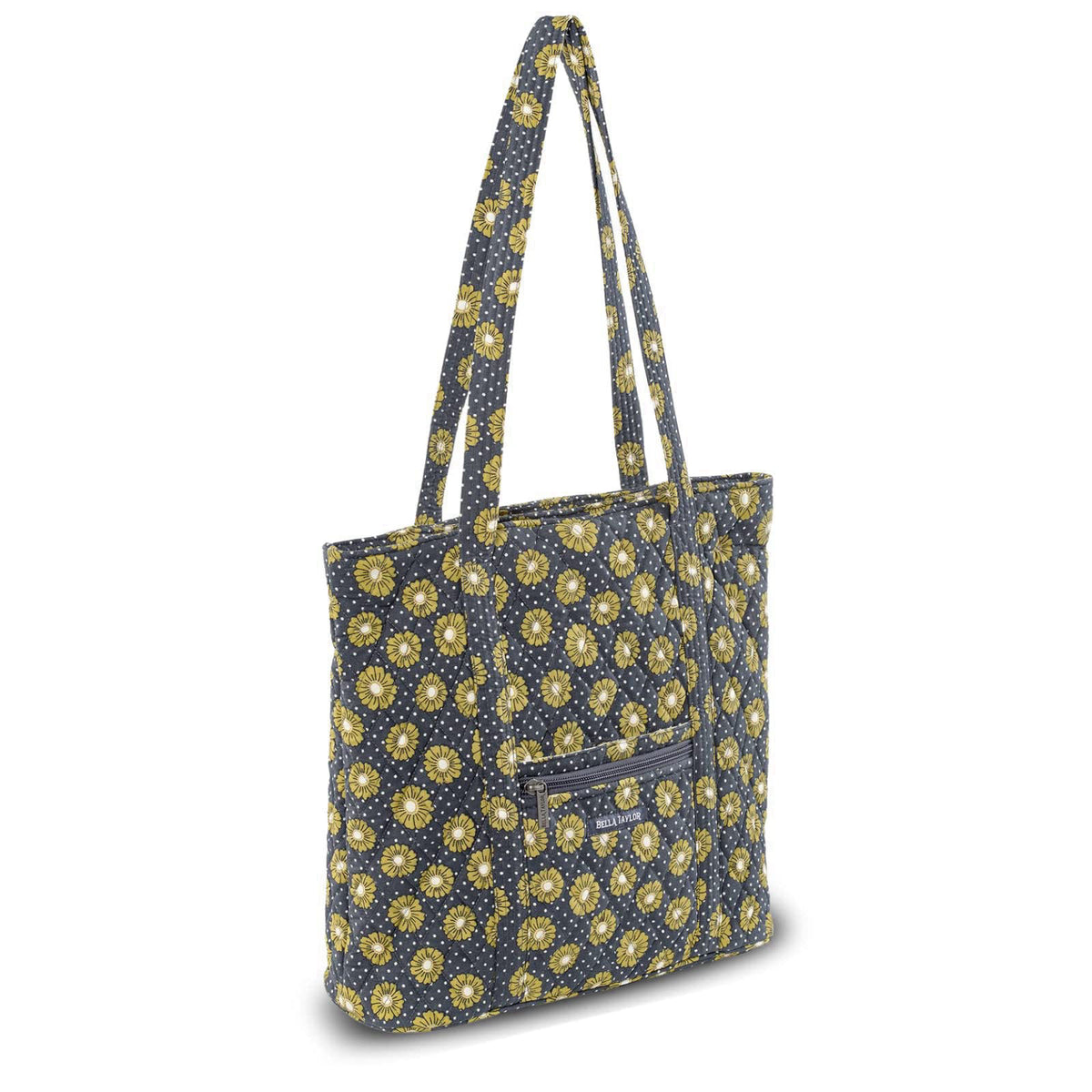 Bella Taylor Large Tote, Quilted Shoulder Bag for Women – Cotton, Large