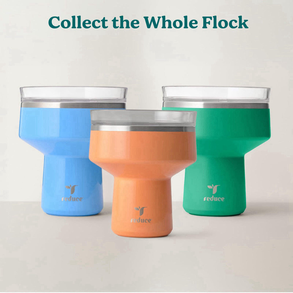 REDUCE – Margarita Glasses on display