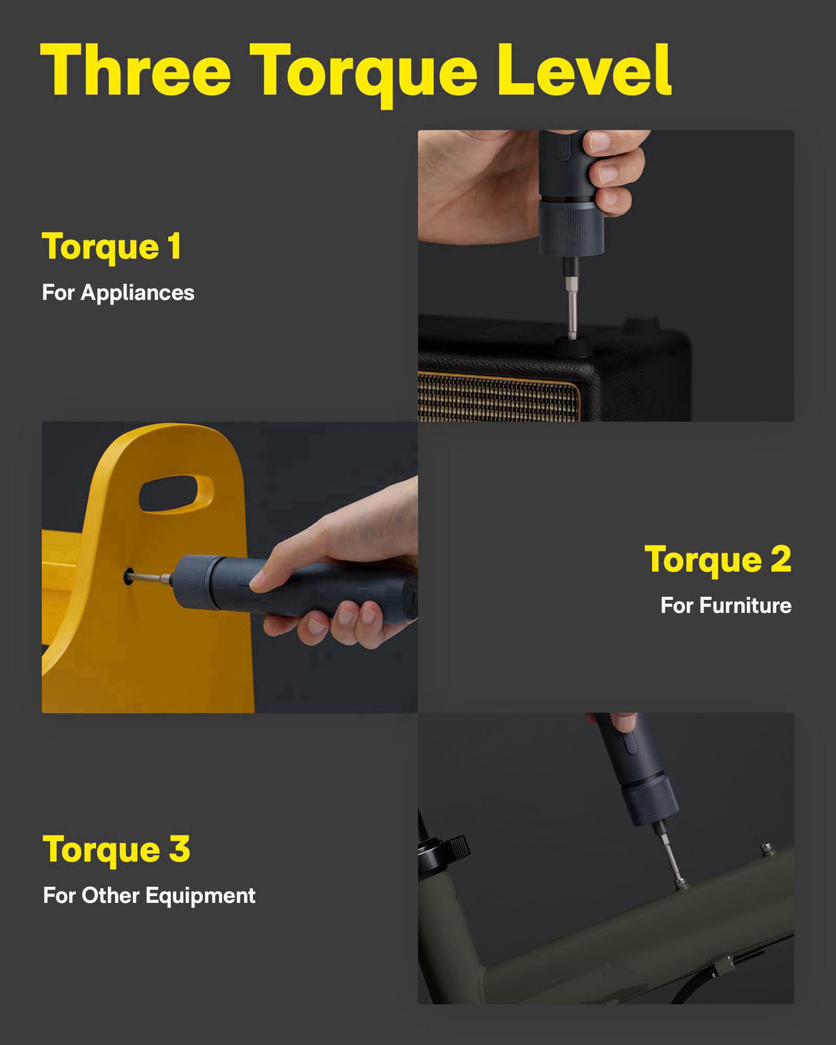 HOTO 25-Piece Upgraded Electric Screwdriver Kit, Cordless Screwdriver – packaging and label