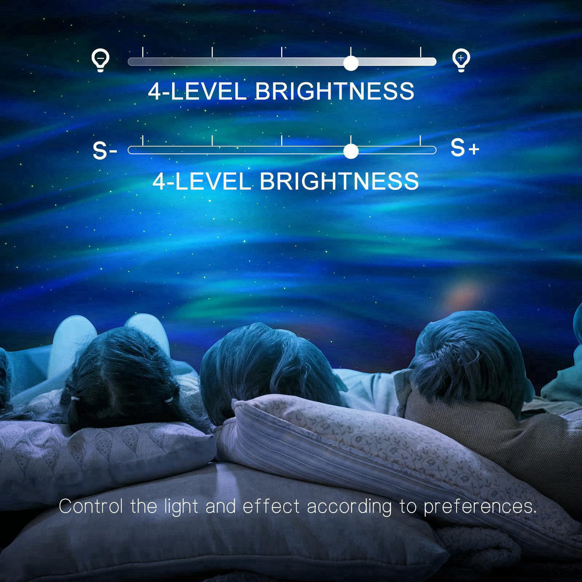HODANS Northern Galaxy Light Aurora Projector with 33 Light Effects, Night Lights LED Star Projector for Bedroom Nebula 