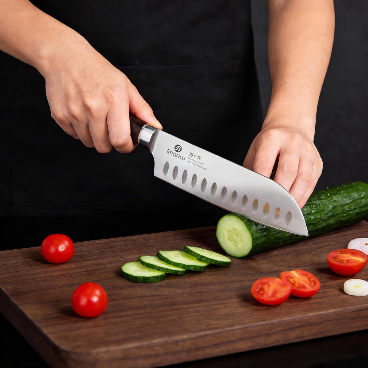 imarku – Santoku Knives on display