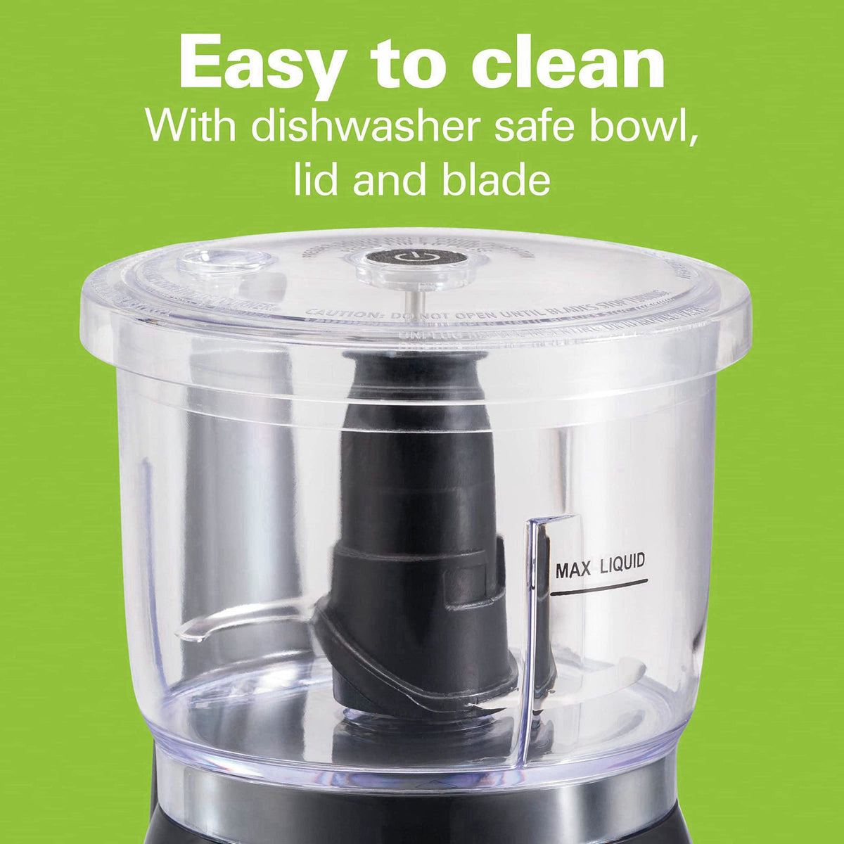 Hamilton Beach 3 Cup Electric Vegetable Chopper & Mini Food Processor – alternate angle