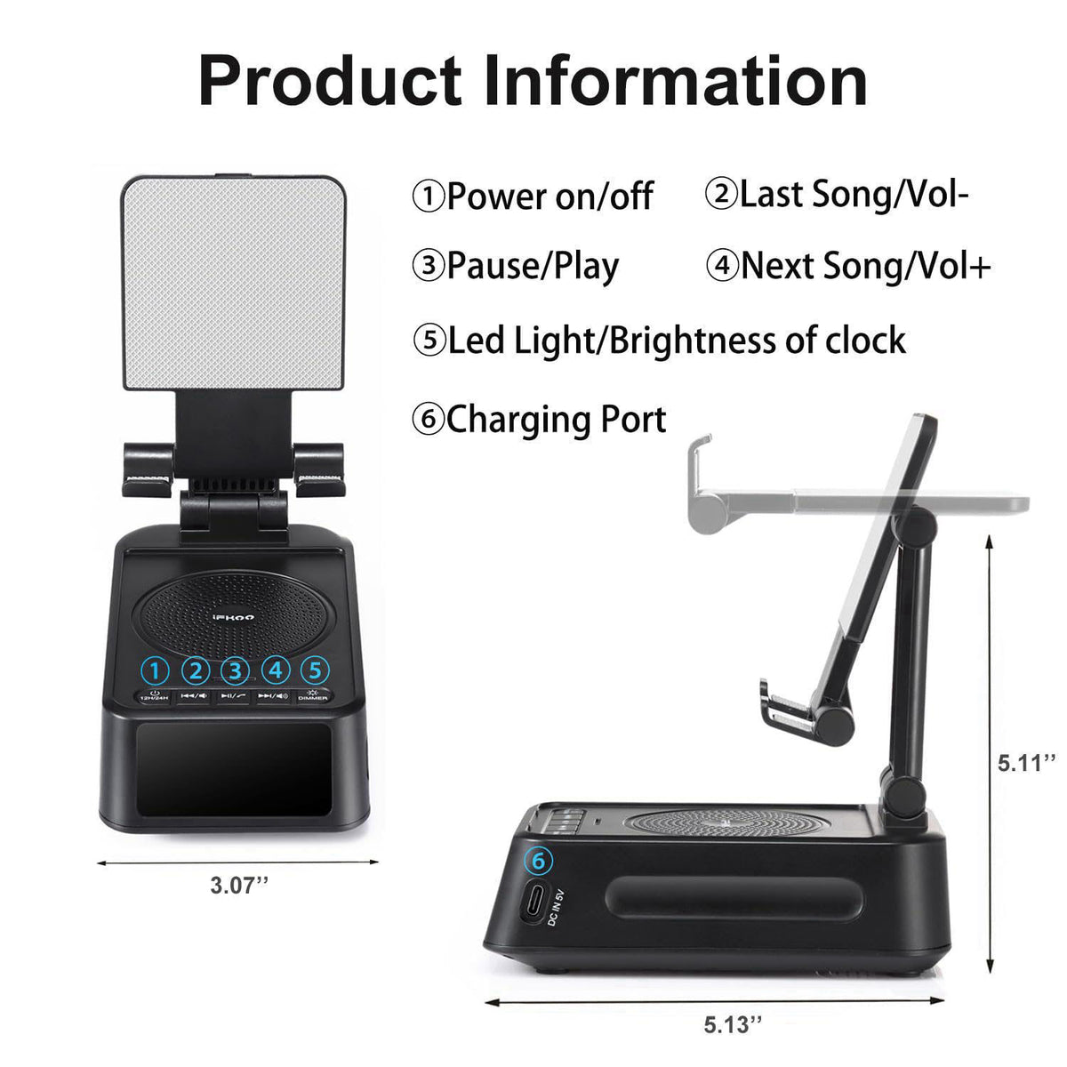 iFkoo – Portable Bluetooth Speakers on display