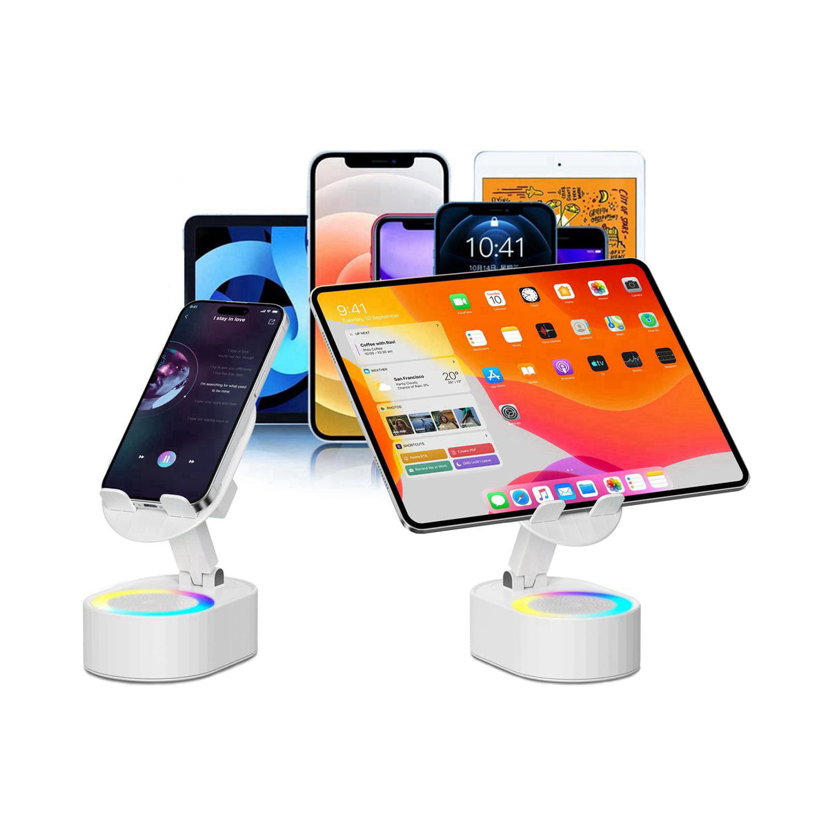AKLLCCR – Portable Bluetooth Speakers on display