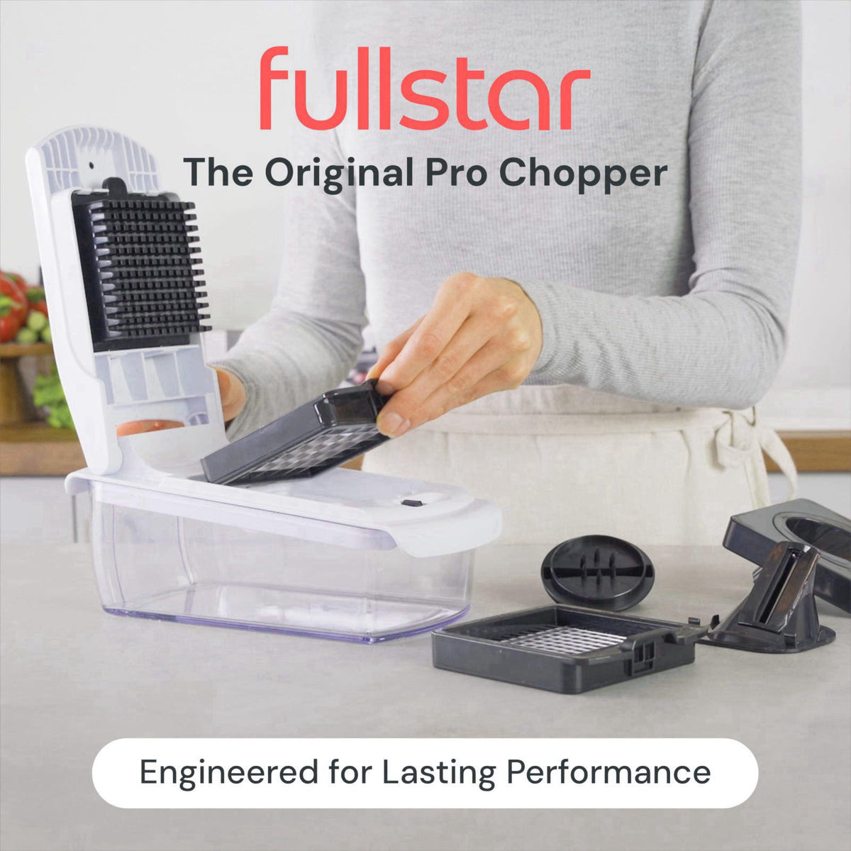 Fullstar Pro Original Vegetable Chopper & Spiralizer, All-in-1 Kitchen Tool – product photo (Choppers)