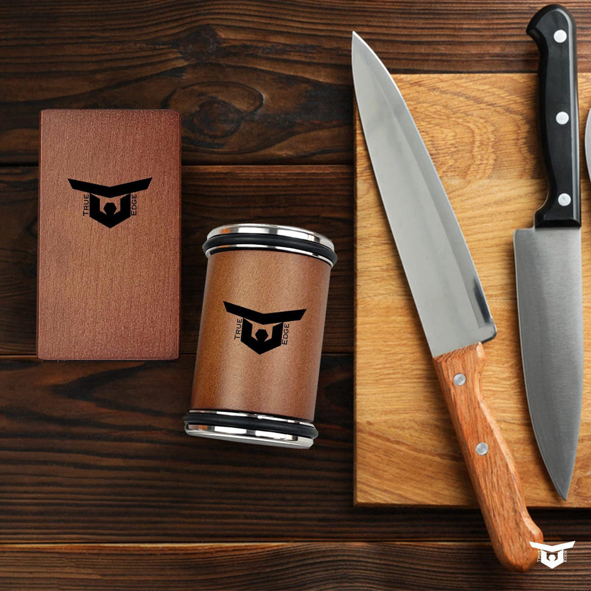 XWIDE Rolling Knife Sharpener Tool Kit, Kitchen Knife Sharpener with Diamonds and Ceramic, Sharpener Kit offer 15° & 20°