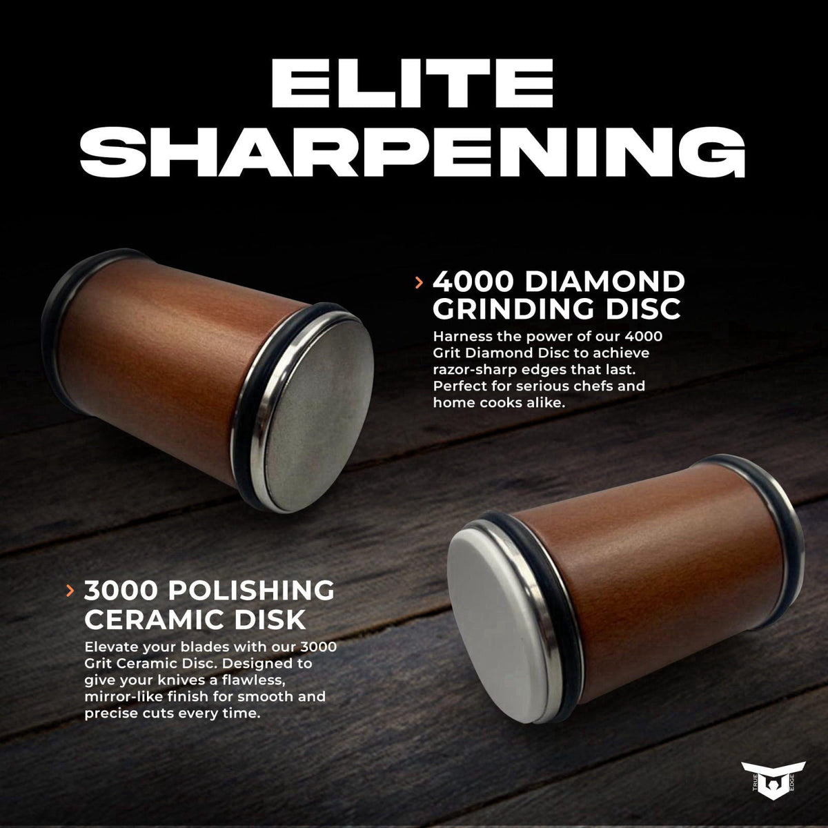 XWIDE Rolling Knife Sharpener Tool Kit, Kitchen Knife Sharpener with Diamonds and Ceramic, Sharpener Kit offer 15° & 20°