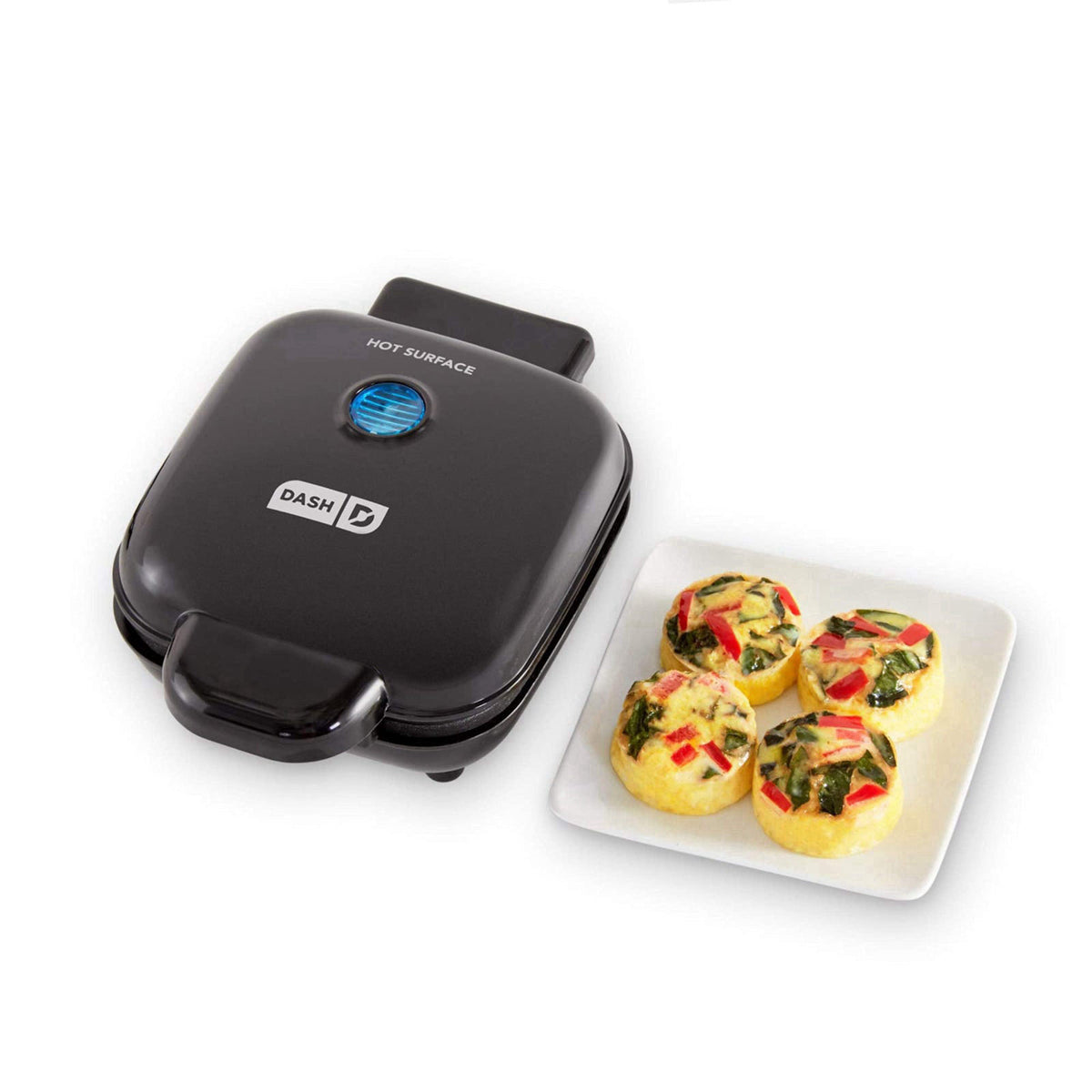 Dash Deluxe Egg Bite Maker - Electric Egg Bite Maker for Healthy Protein Snacks - Quick Cleanup, Space-Saving Design & N