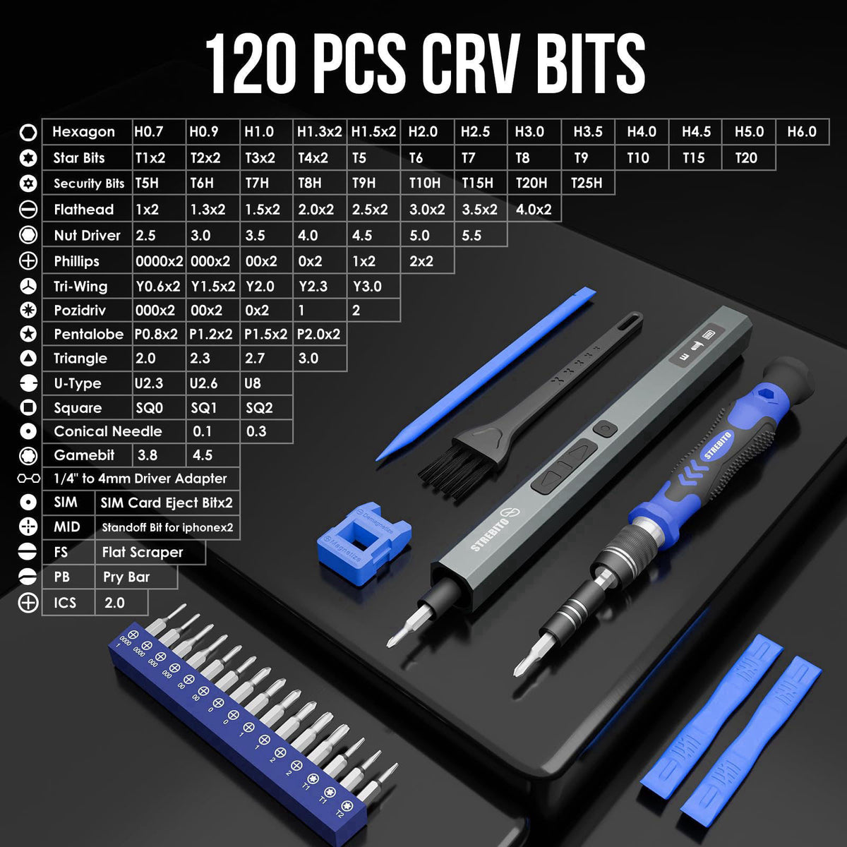 STREBITO – Power Screwdrivers on display