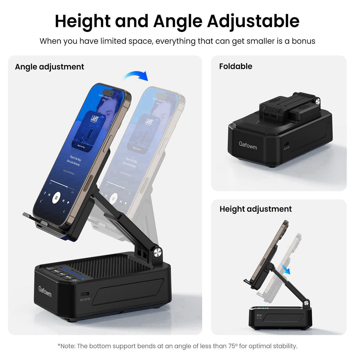 Gafowm – Portable Bluetooth Speakers on display
