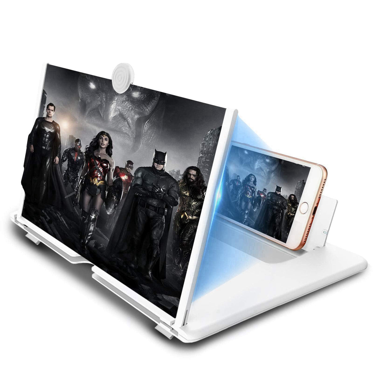 CameCosy 16 inch Screen Magnifier for Cell Phone 3D Magnifier Screen Enlarger for Movies,Videos,Reading,Gaming-Screen Am