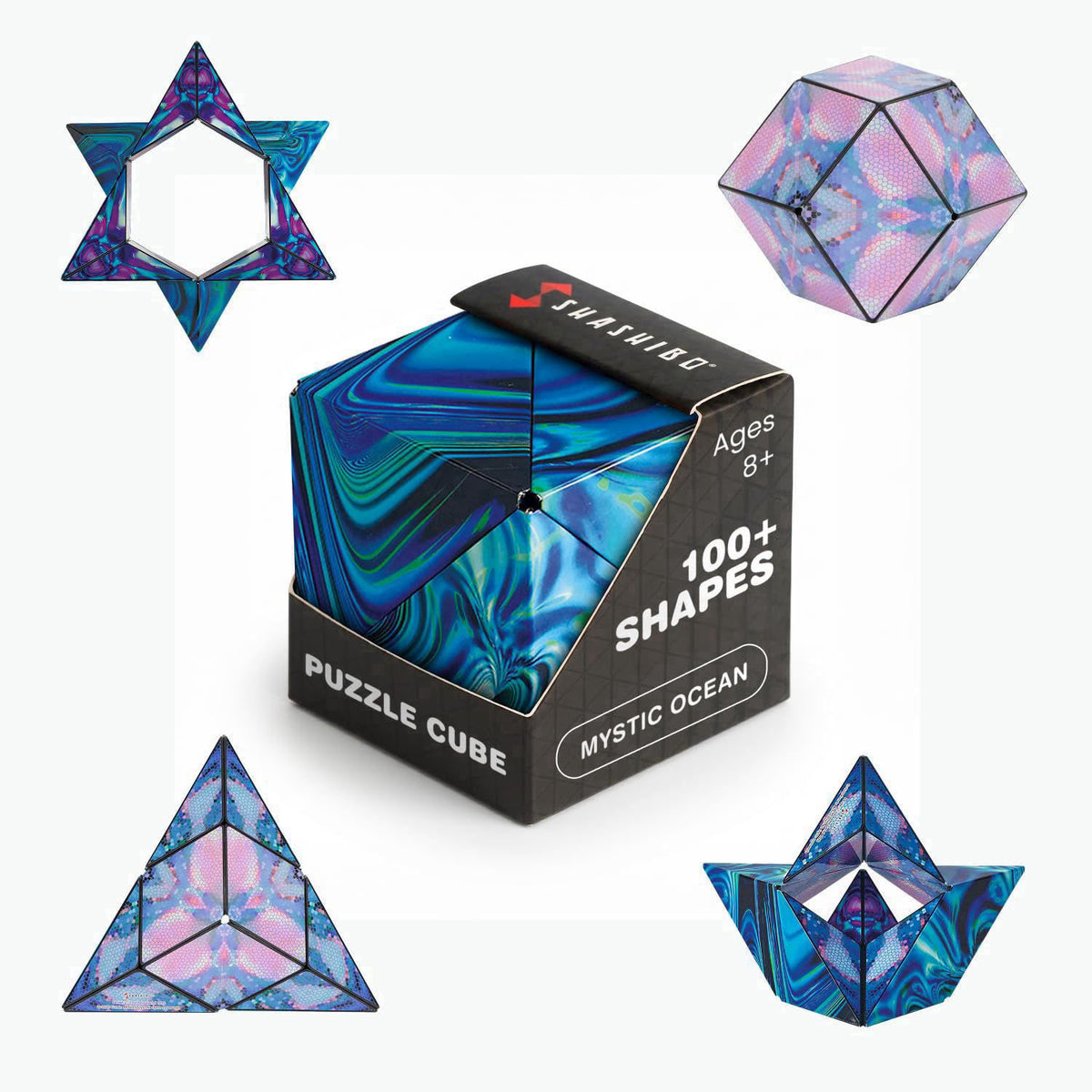 Shashibo DODECA Magnetic Puzzle Cube, Stress Relief Fidget Toy – product photo (Fidget Blocks)